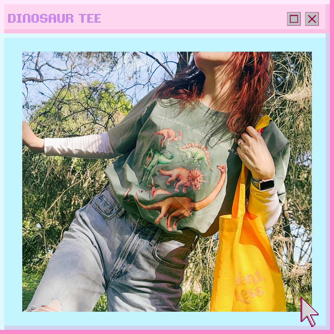 Neurodiversity Dino Tee