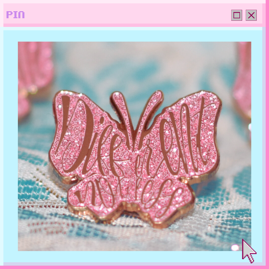 Butterfly Different Not Less Pins